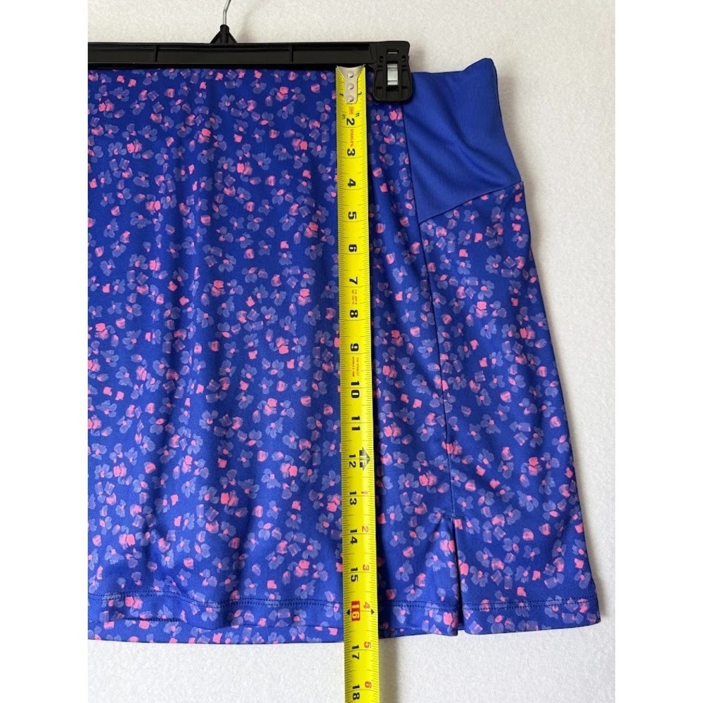 Grand Slam Performance Skort Skirt Women XL Blue Pink Print Athletic Golf Pocket - Picture 6 of 14